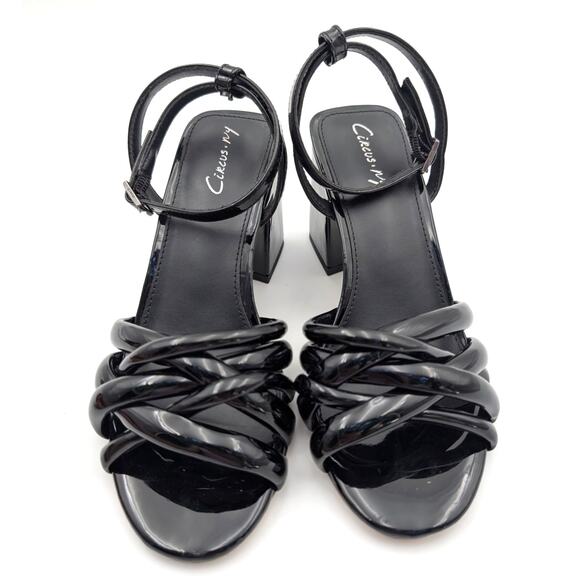 Circus NY by Sam Edelman Onna Strappy Heel Sandal Women's Black Size US6 EU36 - Picture 2 of 10